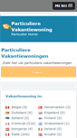 Mobile Screenshot of particulierevakantiewoning.nl